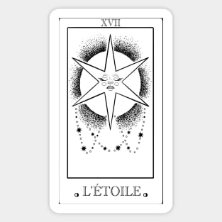 The star tarot Sticker